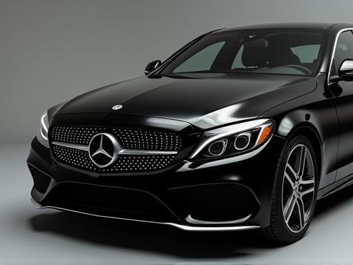 2018 Mercedes-Benz C300 luxury sedan in black