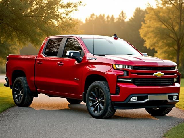 2018 Chevrolet Silverado Pickup Truck in Red